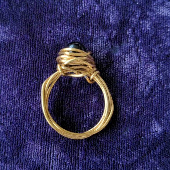 FREE With Purchase Size 8 Handmade Wire Ring Freebie - Picture 4 of 7